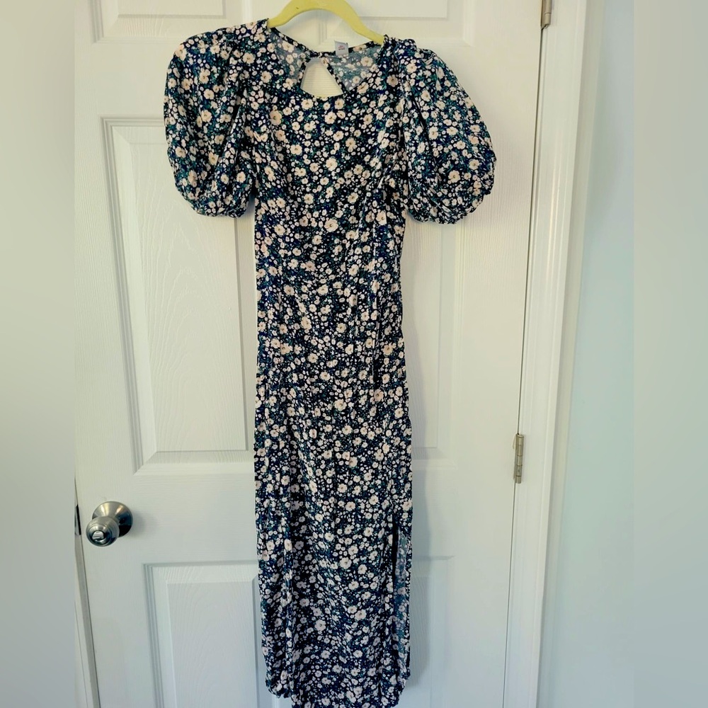 Old Navy Puffy Sleeve Maxi Cottagecore Dress XS